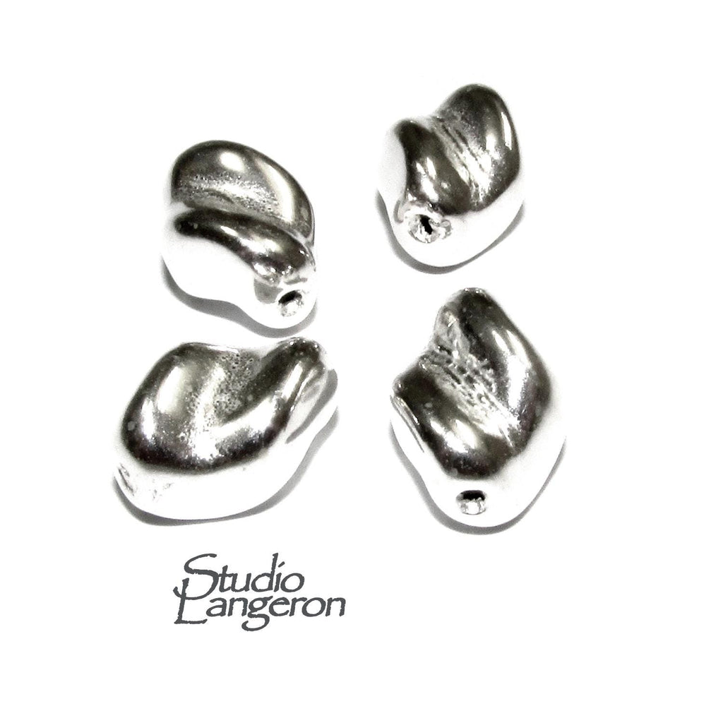 925 sterling silver handmade beads BP134, silver beads, Jewelry making, handmade beads, decorative beads, Original beads - 1 piece
