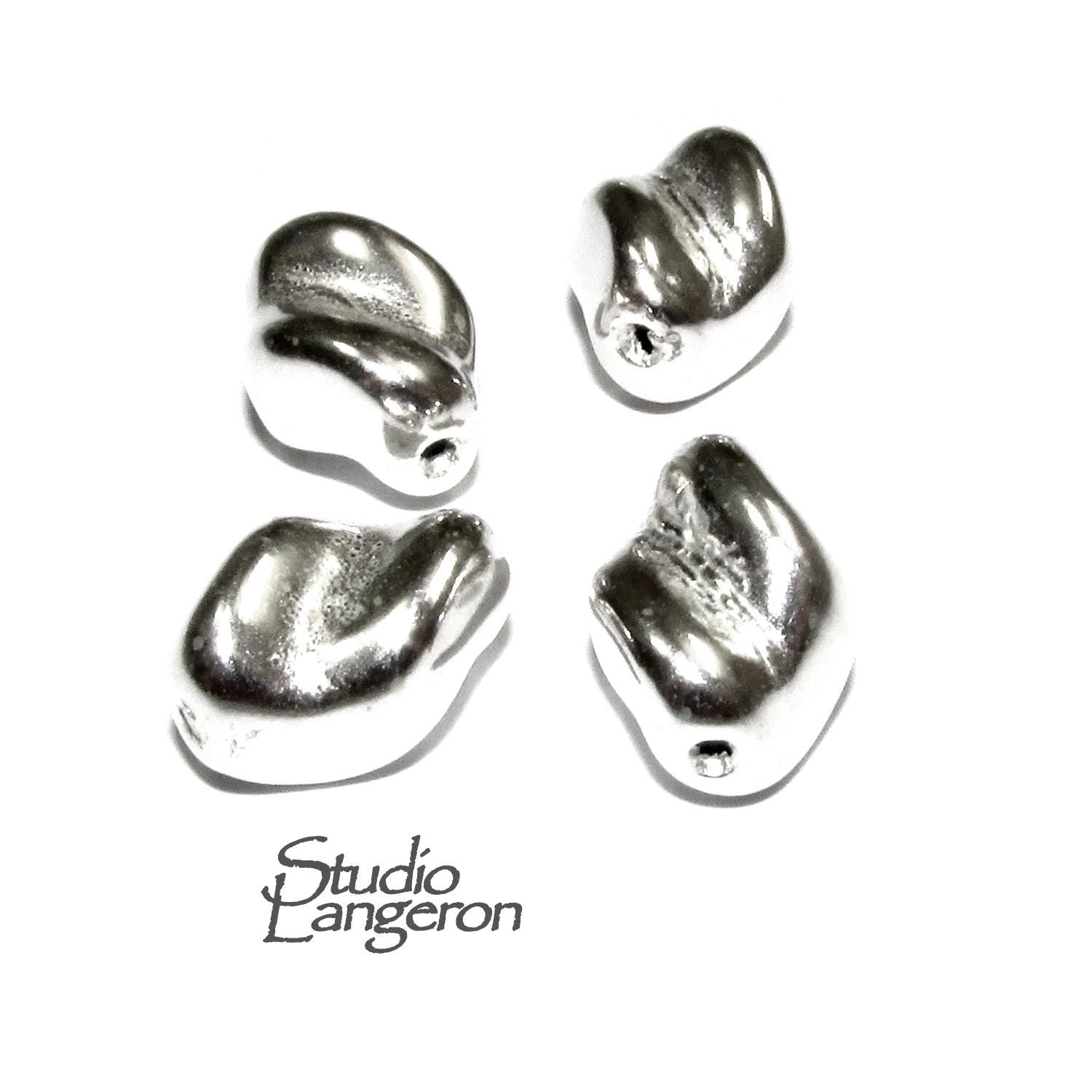 925 sterling silver handmade beads BP134, silver beads, Jewelry making, handmade beads, decorative beads, Original beads - 1 piece