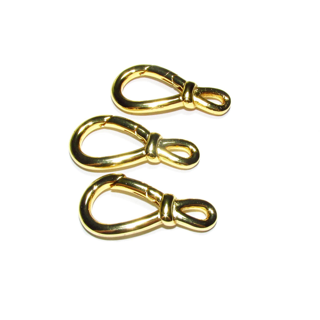 1 piece - 14K Yellow gold filled Albert Fixed Top Closed loop 28.5mm, Gold filled clasp, Albert clasp, Jewelry making (out of stock)