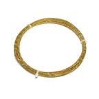 Wire Engraved Twist Textured Gold plated thickness 18, 16 GA, Wire, Gold Plated wire, Textured wire, Jewelry making– 1 meter (3.30 ft.)