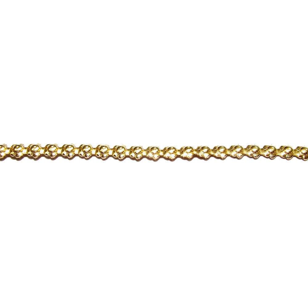 14K Yellow Gold filled Gallery wire, Bezel wire, Gallery ribbon, Gallery pattern, Gold Filled Wire, Jewelry making, Setting - 4 inch (10 cm)