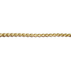 14K Yellow Gold filled Gallery wire, Bezel wire, Gallery ribbon, Gallery pattern, Gold Filled Wire, Jewelry making, Setting - 4 inch (10 cm)