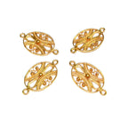 14K Gold filled connector size 17x13 mm, gold filled link component, Link connector, Jewelry making, Connector, Jewelry connector - 1 piece