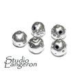 925 sterling silver handmade beads BB39, handmade, silver beads, Jewelry making, handmade beads, decorative beads, Original beads - 1 piece