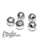 925 sterling silver handmade beads BB39, handmade, silver beads, Jewelry making, handmade beads, decorative beads, Original beads - 1 piece