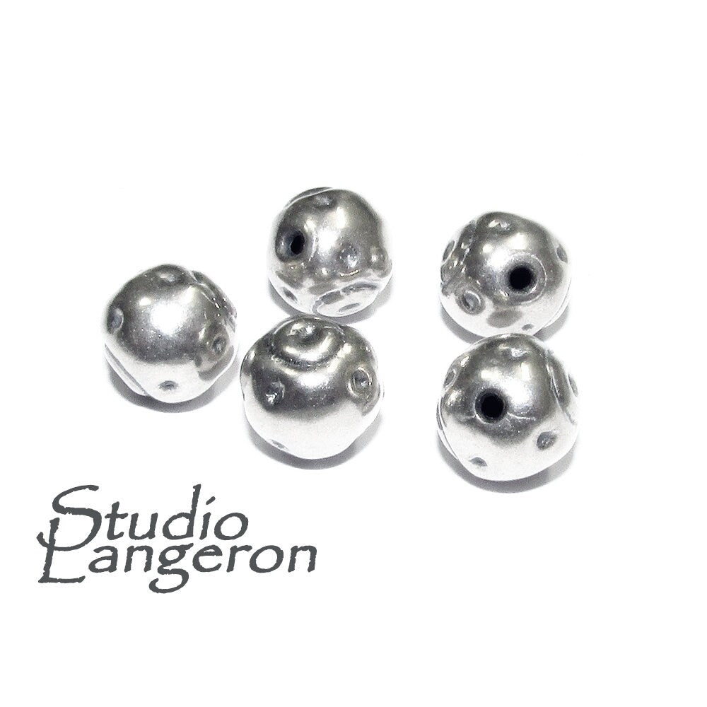 925 sterling silver handmade beads BB39, handmade, silver beads, Jewelry making, handmade beads, decorative beads, Original beads - 1 piece
