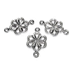 925 Sterling silver connector 1.2x1.2 cm, silver connector 7854, Link connector, Connector, Jewelry making, Jewelry connector - 1 piece