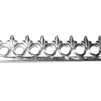 935 Argentium Silver Bezel wire, Gallery wire, Gallery ribbon, Gallery pattern, Argentium silver, Jewelry making, Setting - 4 inch (10 cm)