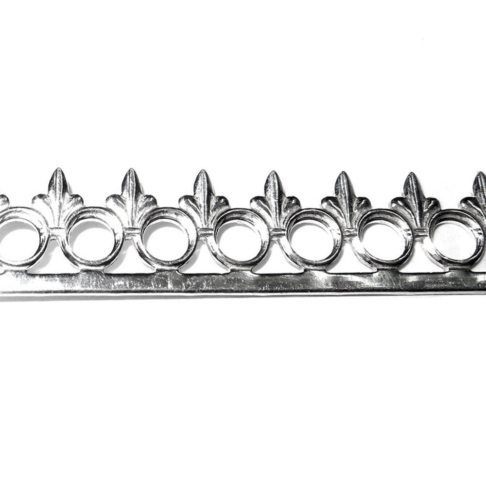 935 Argentium Silver Bezel wire, Gallery wire, Gallery ribbon, Gallery pattern, Argentium silver, Jewelry making, Setting - 4 inch (10 cm)