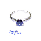 Amethyst ring 925 sterling silver size 5 1/2, Handmade ring, single copy, sterling silver, Amethyst ring, silver ring, gemstone