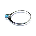 Blue topaz ring 925 sterling silver size 8, Handmade ring, single copy, sterling silver, Blue topaz ring, silver ring, gemstone