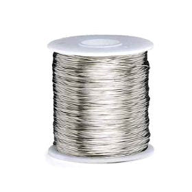 Nickel Silver wire soft thickness 24 - 10GA (0.5 - 2.6 mm), Wire Wrapping, Jewelry making, nickel silver wire – 1 meter (3.30 ft)