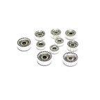 925 Sterling Silver Corrugate Roundel beads size 3, 4, 5, 6, 7 mm, Jewelry making, Corrugate Roundel Beads, Silver beads - 1 piece