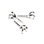 925 sterling silver Eye Pearl Component Mounting size 14.5x4.8mm, bail silver, Jewelry making - 1 piece