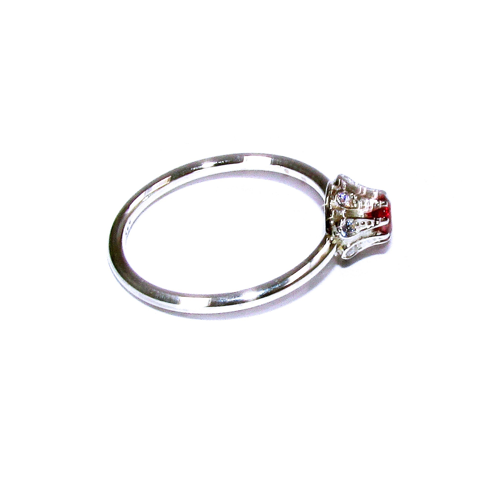 Garnet ring 925 sterling silver size 6, handmade ring, single copy, sterling silver, Garnet, 925 silver ring, gemstone, Gift ring
