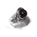 Amethyst ring 925 sterling silver, size 6 1/2, Handmade ring, single copy, 925 sterling silver, Natural amethyst, silver ring, gemstone