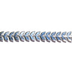 935 Argentium Silver Gallery wire, Bezel wire, Gallery ribbon, Gallery pattern, Sterling silver, Wire, Silver wire, Silver - 4 inch (10 cm)