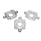 925 Sterling silver connector 8197 size 1.7x1.0 cm, silver connector, Link connector, Connector, Jewelry making, Jewelry connector - 1 piece