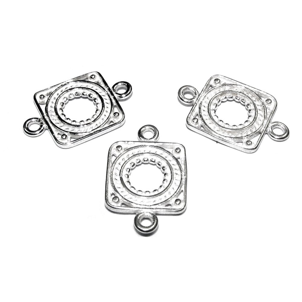 925 Sterling silver connector 8197 size 1.7x1.0 cm, silver connector, Link connector, Connector, Jewelry making, Jewelry connector - 1 piece