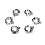 925 Sterling Silver Spring ring Clasps sizes 11 mm, Spring ring clasp, Jewelry making, Sterling silver, 925 Silver clasp, Clasp - 1 piece
