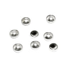10 pcs size 3.0 mm 925 Sterling Silver Round Bezel Cups, Bezel cup, Jewelry making, Round bezel cups, Setting, Mounting