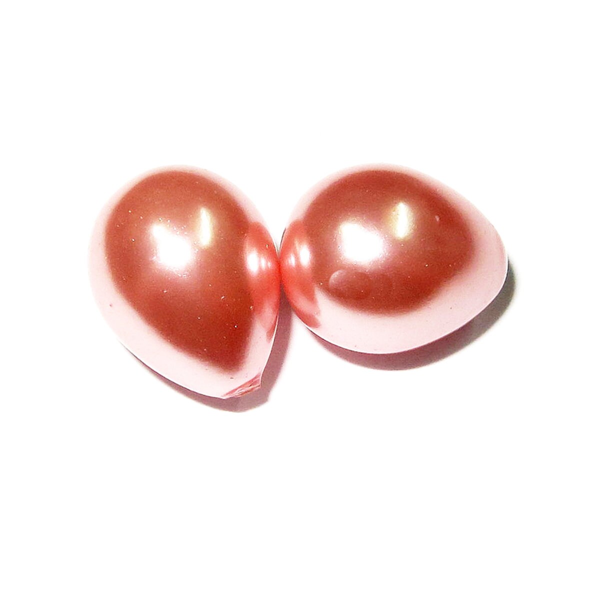 Natural Sea shell pearl Teardrop half drilled Beads size 16x12 mm, Natural shell pearl Matching Half Drilled Beads, Jewelry making - 1 piece