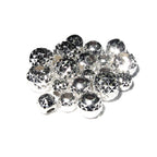 925 sterling silver diamond cut shiny beads sizes 6 mm, diamond cut beads, Jewelry making, round beads, silver findings - 1 piece
