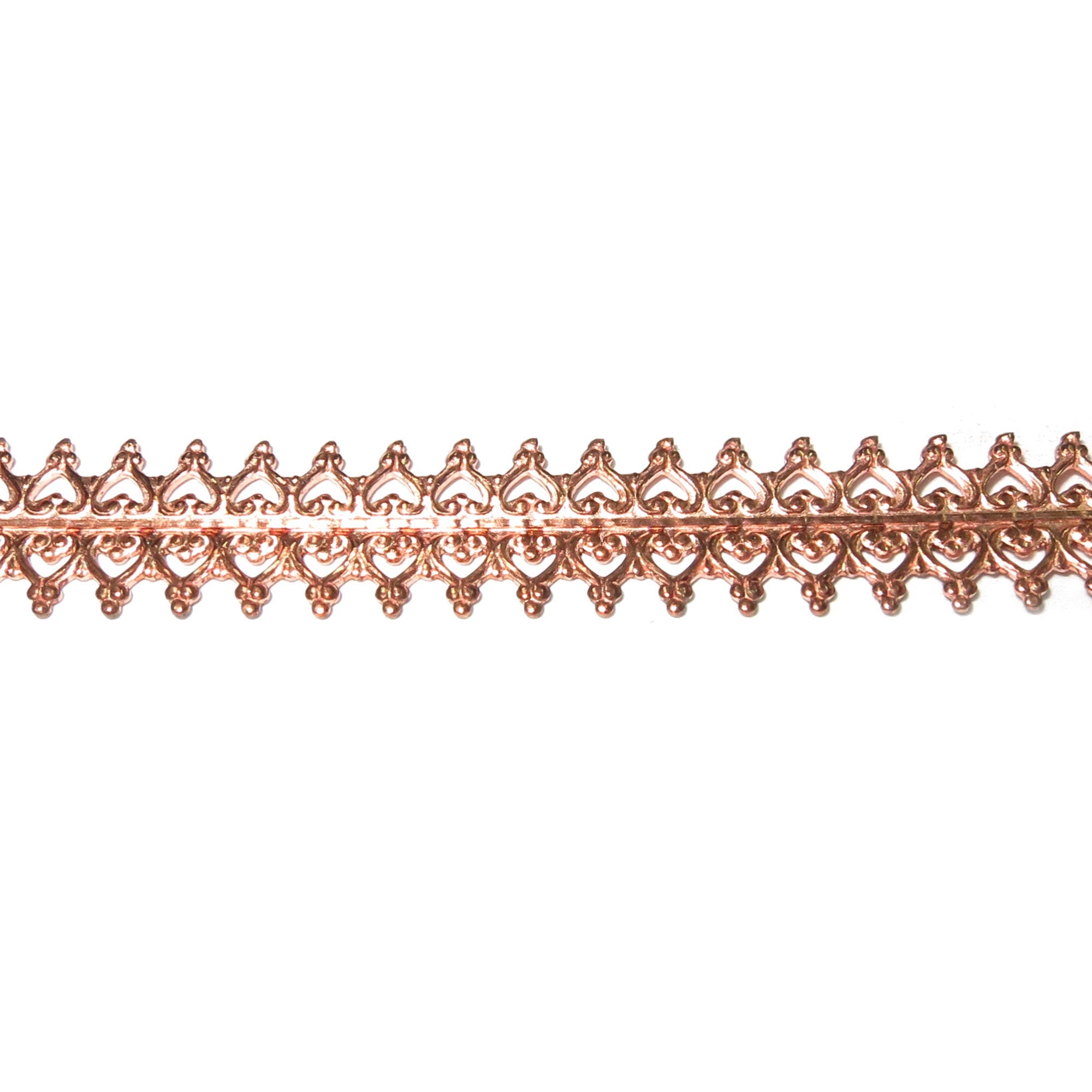 Natural Copper Bezel wire, Gallery wire, Gallery ribbon, Gallery pattern, Natural Copper, Jewelry making, Copper wire - 4 inch (10 cm)