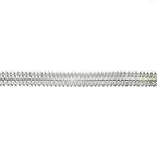 935 Argentium Silver Bezel wire, Gallery wire, Gallery ribbon, Gallery pattern, Jewelry making, Setting, Silver wire - 4 inch (10 cm)