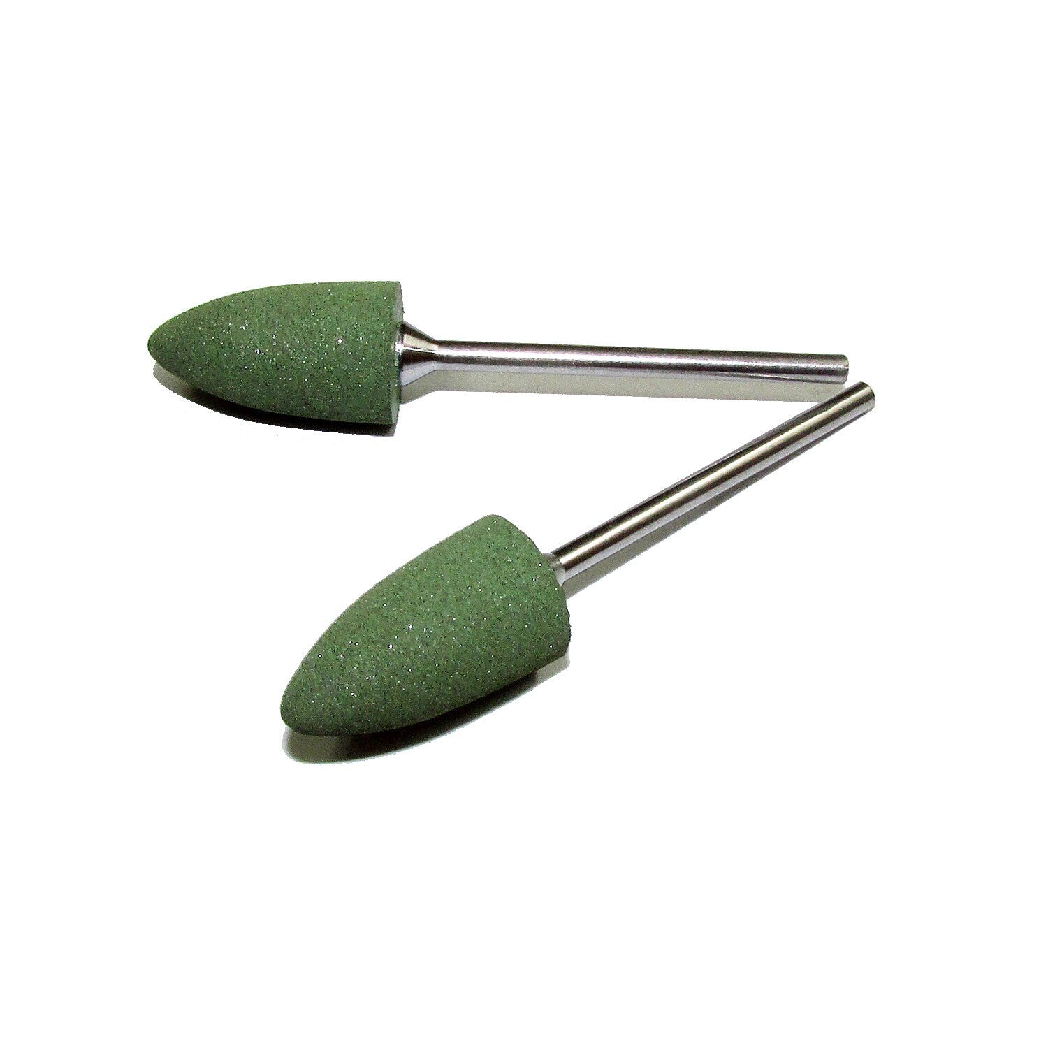 Green Rubber Silicone Cone Polishers, Jewelry tools, Coarse grit, Jewelry making - 1 piece