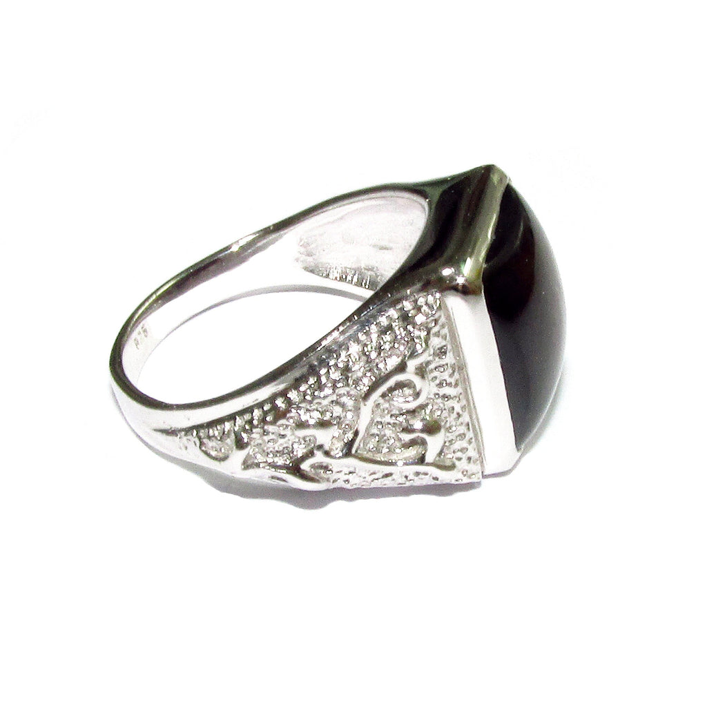 Garnet handmade ring 925 sterling silver size 8 1/2, Handmade ring, single copy, Natural garnet, silver ring, gemstone, Garnet ring