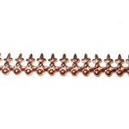 Natural Copper Gallery wire, Copper wire, Gallery pattern, Gallery ribbon, Wire, Setting, Jewelry making, Copper findings - 4 inch (10 cm)