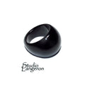 Natural Black onyx band Ring size 7.0 - 12 1/2,  Black onyx stone ring, Band Rings, Gemstone ring, Natural gemstone