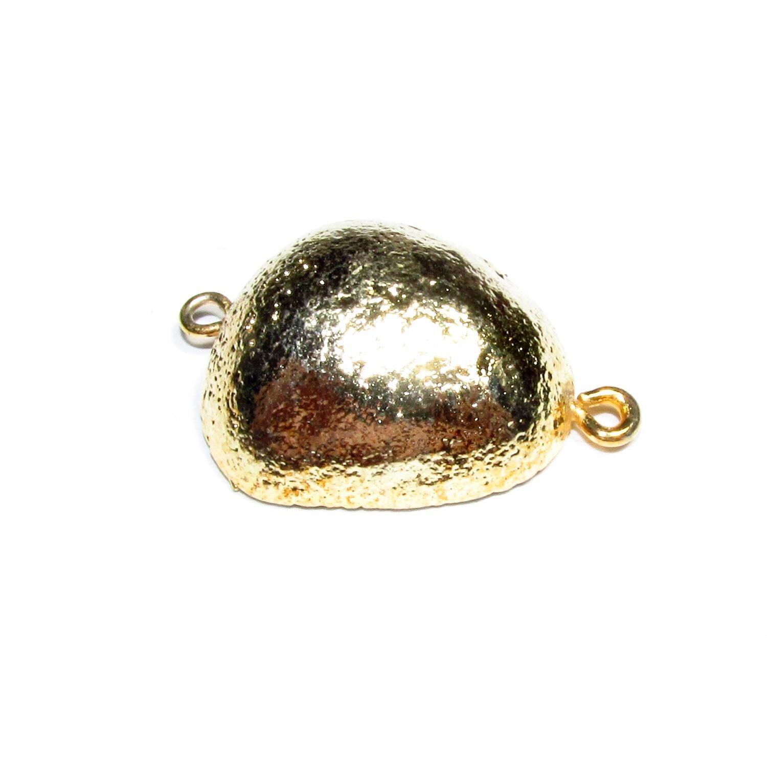 SALE!  Agate druse connector size 21x19mm, Natural agate, Natural Gemstone, Jewelry making - 1 piece