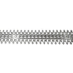 935 Argentium Silver Bezel wire, Gallery wire, Gallery ribbon, Gallery pattern, Argentium silver, Wire, Jewelry making - 4 inch (10 cm)
