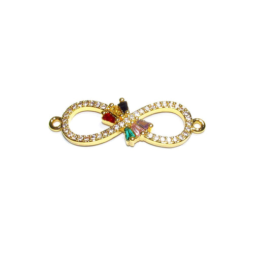 14K Gold filled large connector infinity size 33x11mm, gold filled link component, Jewelry making, Gold filled, Jewelry infinity - 1 piece
