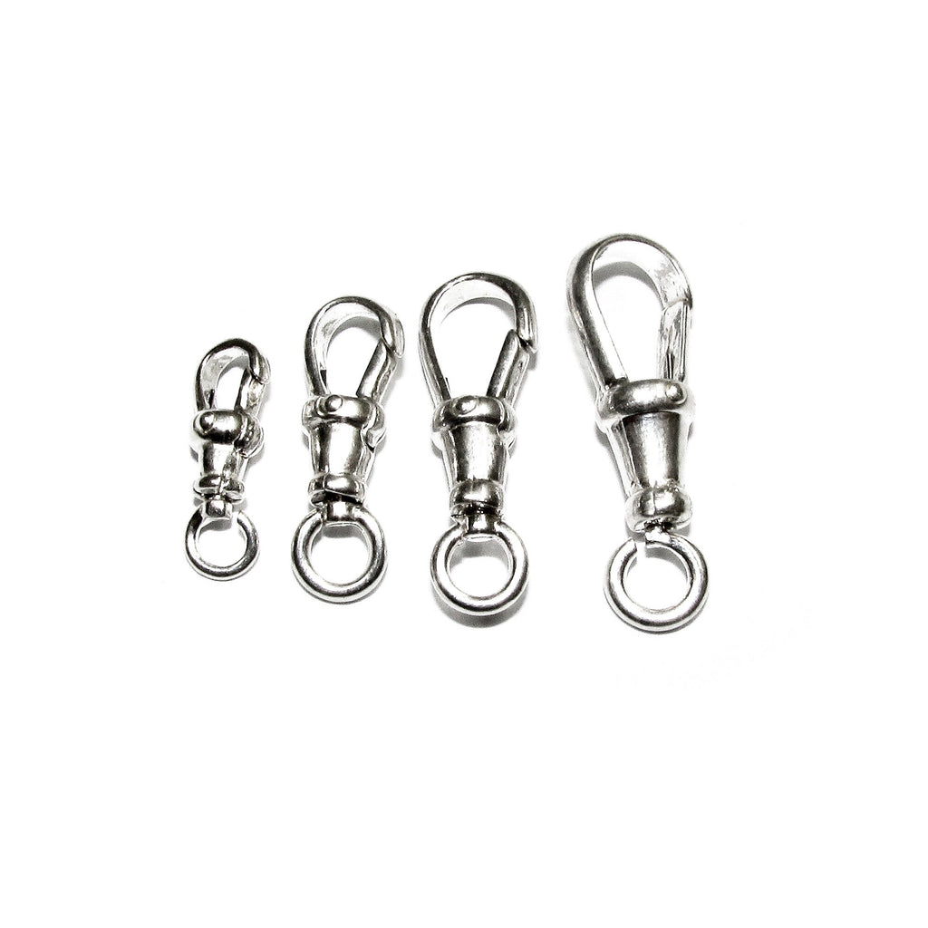 925 Sterling Silver Albert Clasps size 13, 17, 21, 23, 25, 29 mm, Sterling silver clasps, Albert clasps, Jewelry making - 1 piece