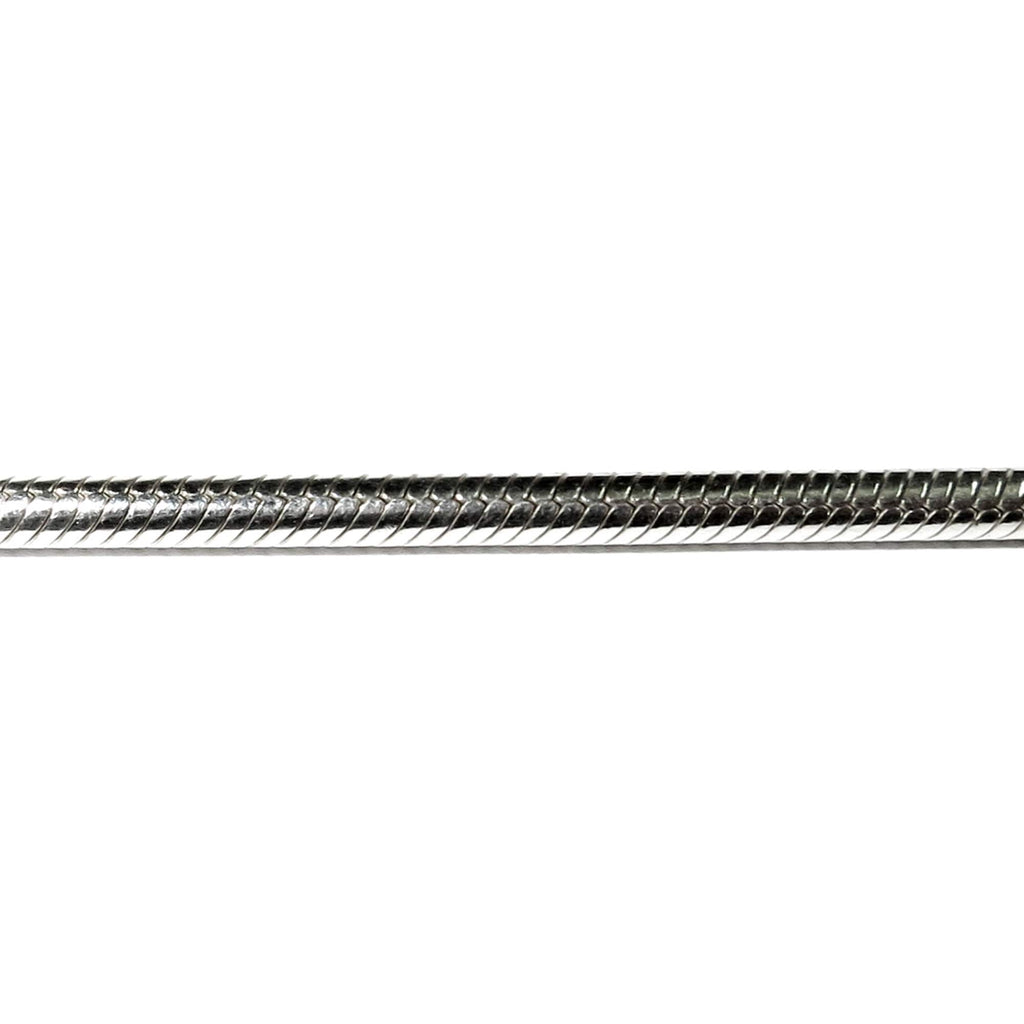 925 Sterling Silver snake beading chain thickness 1.8 mm, beading snake chains, Jewelry making, silver chains, beading chains - 1 Ft (30 cm)