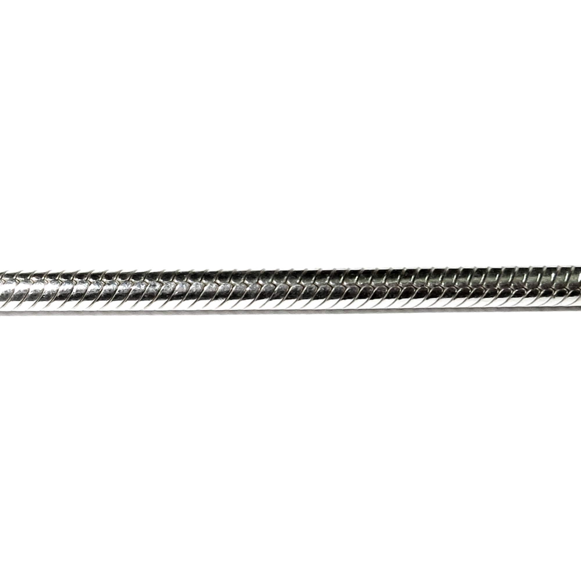 925 Sterling Silver snake beading chain thickness 1.8 mm, beading snake chains, Jewelry making, silver chains, beading chains - 1 Ft (30 cm)