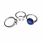925 sterling silver blank ring with bezel cup 8mm size 4, 5, 6, 7, 8, 9, 10, 11, silver ring, bezel cup, base ring, Jewelry making - 1 piece