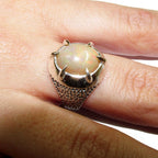 Statement Natural welo opal ring 925 sterling silver size 7, Handmade ring, single copy, sterling silver, Welo opal, silver ring, gemstone