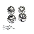 925 sterling silver handmade beads BB79, Jewelry making, silver beads, handmade bead, decorative bead, Original beads, Large beads - 1 piece