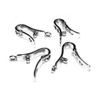 925 Sterling silver decorative Pendant Bails with button, Silver Bail, Bail silver, Bail finding, bail for pendant, Jewelry making - 1 piece