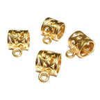 14K Gold Filled Large Tube Pendant Bail with Ring size 9x7 mm, tube pendant, tubes gold filled, jewelry making, tubes bracelet - 1 piece