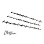999 Fine silver Casted Bezel wire size 6.7x0.6 cm (2.7 inch), Gallery wire, Jewelry making, Gallery pattern, Wire, Silver wire - 1 piece