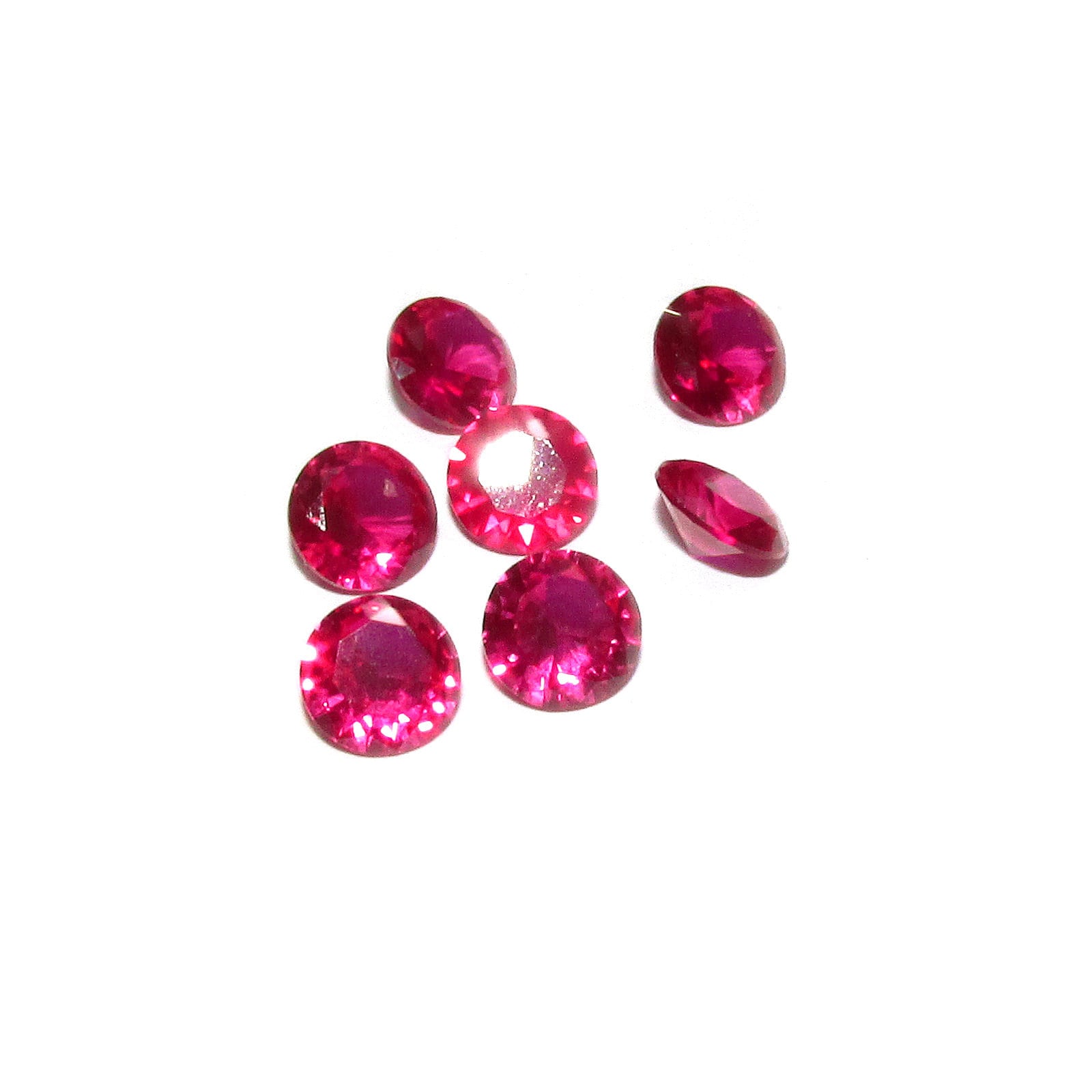 Natural Certified Red Ruby Round size 6x6x4 mm, Ruby Gemstone, Natural gemstone, Jewelry making, Natural ruby - 1 piece