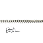 2.0 mm 925 Sterling Silver panzer chain, panzer chain, 925 silver shiny chain, silver chain, Jewelry making - 1 Ft (30 cm)