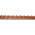 Natural Copper Bezel wire, Gallery wire, Gallery ribbon, Gallery pattern, Natural Copper, Wire, Jewelry making, Setting  - 4 inch (10 cm)