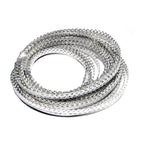 935 Argentium Silver Bezel wire, Gallery wire, Gallery ribbon, Gallery pattern, Jewelry making, Setting, Silver wire - 4 inch (10 cm)