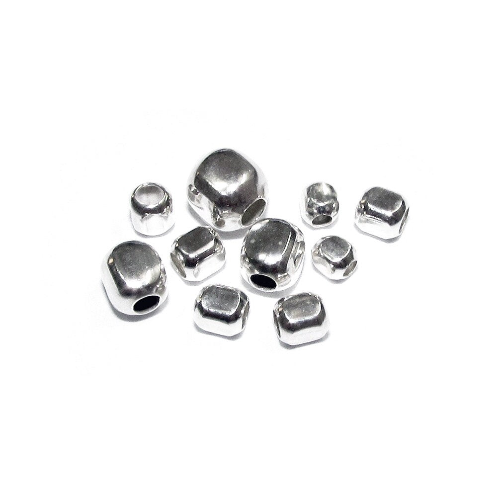 925 Sterling silver rectangle beads size 2, 2.5, 3, 4, 5, 8 mm, Rectangle beads, silver beads, Finding beads, Jewelry making - 1 piece